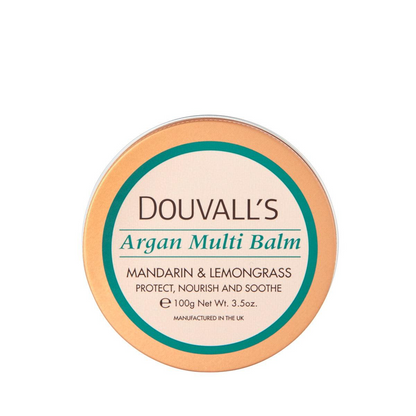 Organic Argan Multi Balm 100g - Lemongrass & Mandarin | Intense Hydration & Versatility by Douvall's