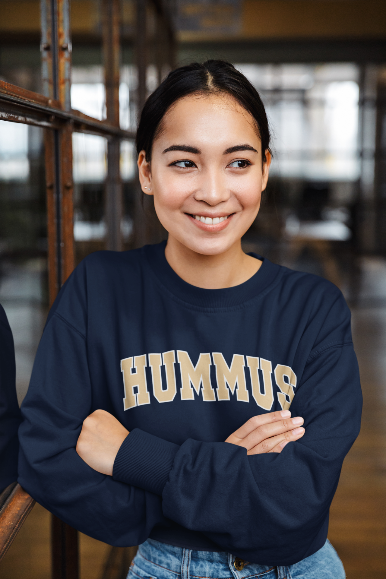 Hummus Organic Unisex Sweatshirt - Eco-Friendly, Vegan & Ethically Produced