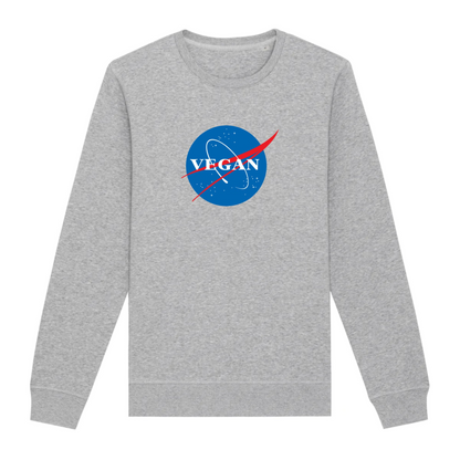 Vegan Nasa Sweatshirt - Organic Unisex | Eco-Friendly & Ethically Produced