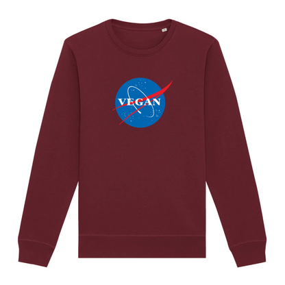 Vegan Nasa Sweatshirt - Organic Unisex | Eco-Friendly & Ethically Produced