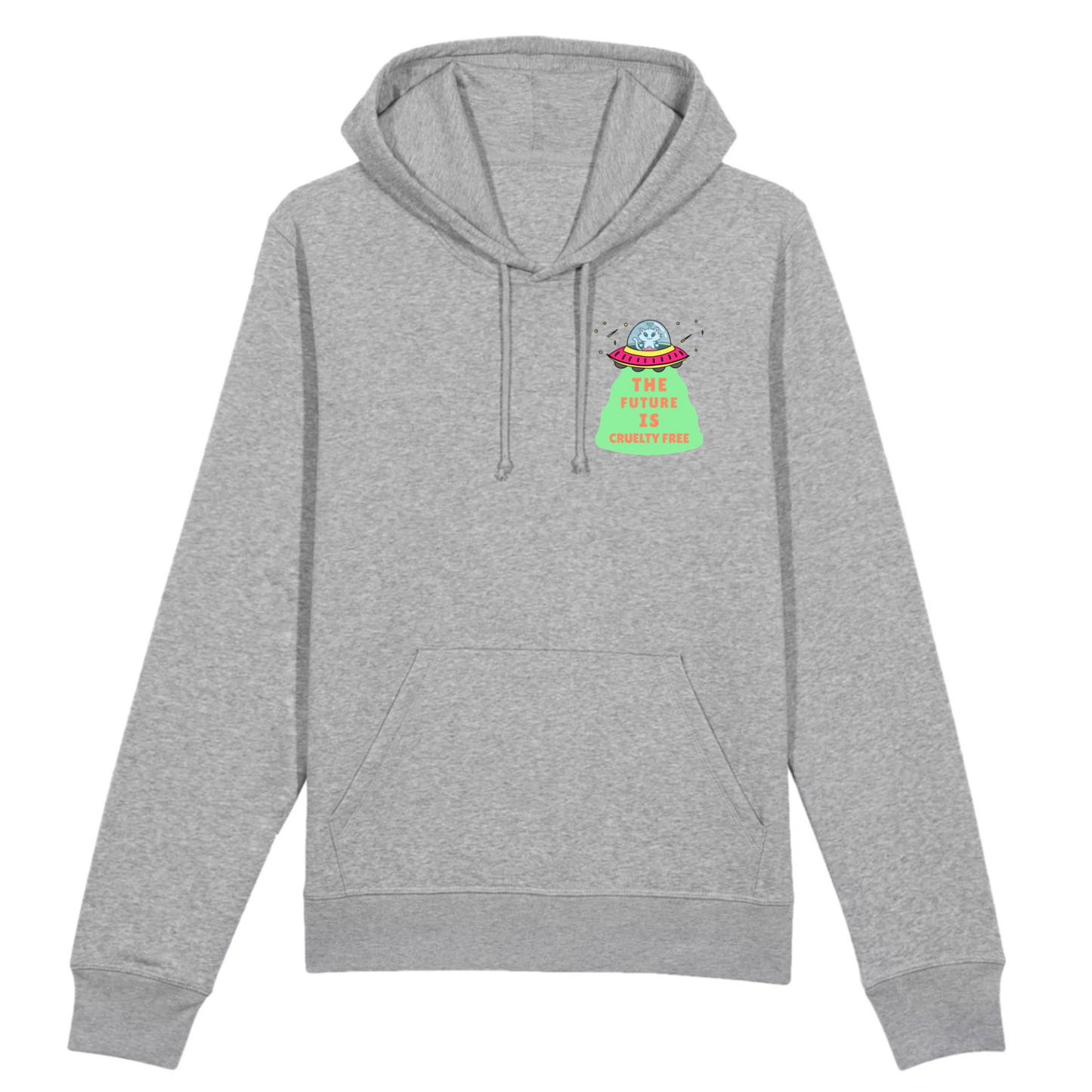 The Future is Cruelty Free - Organic Unisex Hoodie | Eco-Friendly & Ethically Made