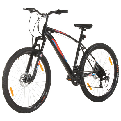 vidaXL Mountain Bike 21-Speed 29-Inch Wheel, 48 cm Frame - Black | Smooth Ride on Any Terrain