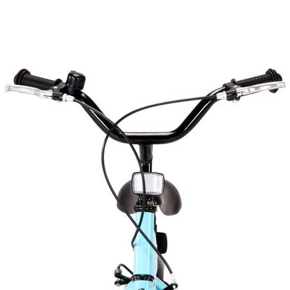 vidaXL Kids Bike 14-inch Black and Blue – Sturdy, Safe & Fun for Ages 3-5