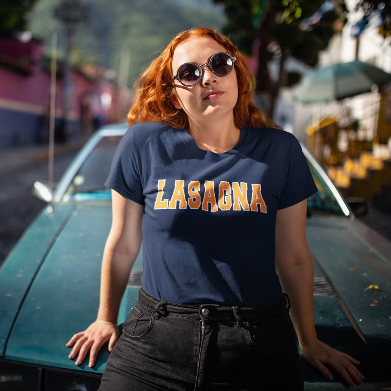 Lasagna - Unisex Organic T-shirt | Shop Sustainable Fashion at XYZ