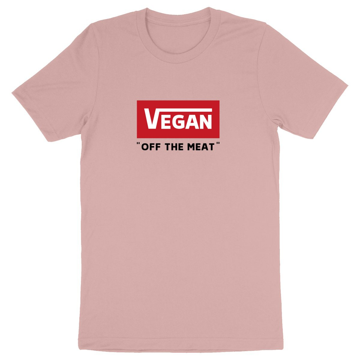 Vegan off the meat - Unisex Organic T-shirt | Ethical, Sustainable, and Stylish - 100% Organic Cotton | Eco-Friendly