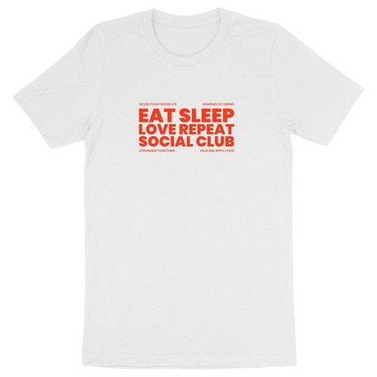 Eat Sleep Love Repeat - Organic T-shirt | Unisex Fit | Eco-Friendly & Ethically Made