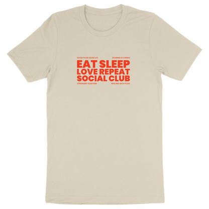 Eat Sleep Love Repeat - Organic T-shirt | Unisex Fit | Eco-Friendly & Ethically Made