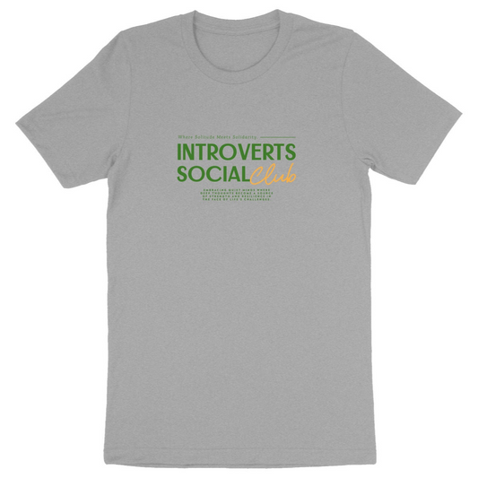 Introverts Social Club - Organic T-shirt | Comfortable, Ethically Produced, Vegan Clothing