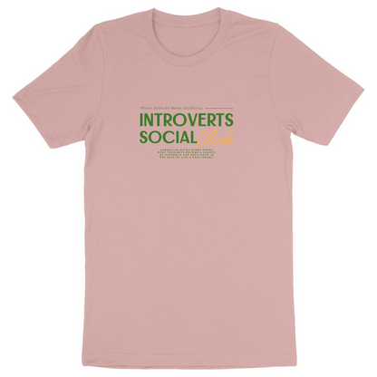 Introverts Social Club - Organic T-shirt | Comfortable, Ethically Produced, Vegan Clothing