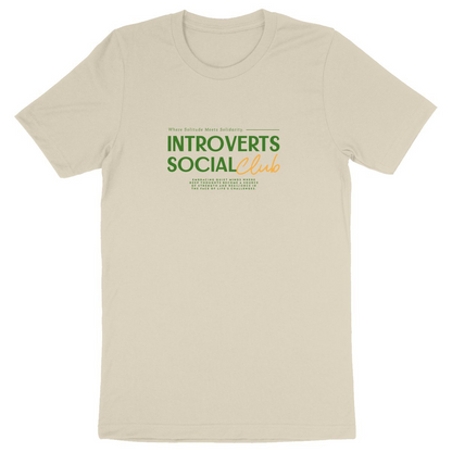 Introverts Social Club - Organic T-shirt | Comfortable, Ethically Produced, Vegan Clothing