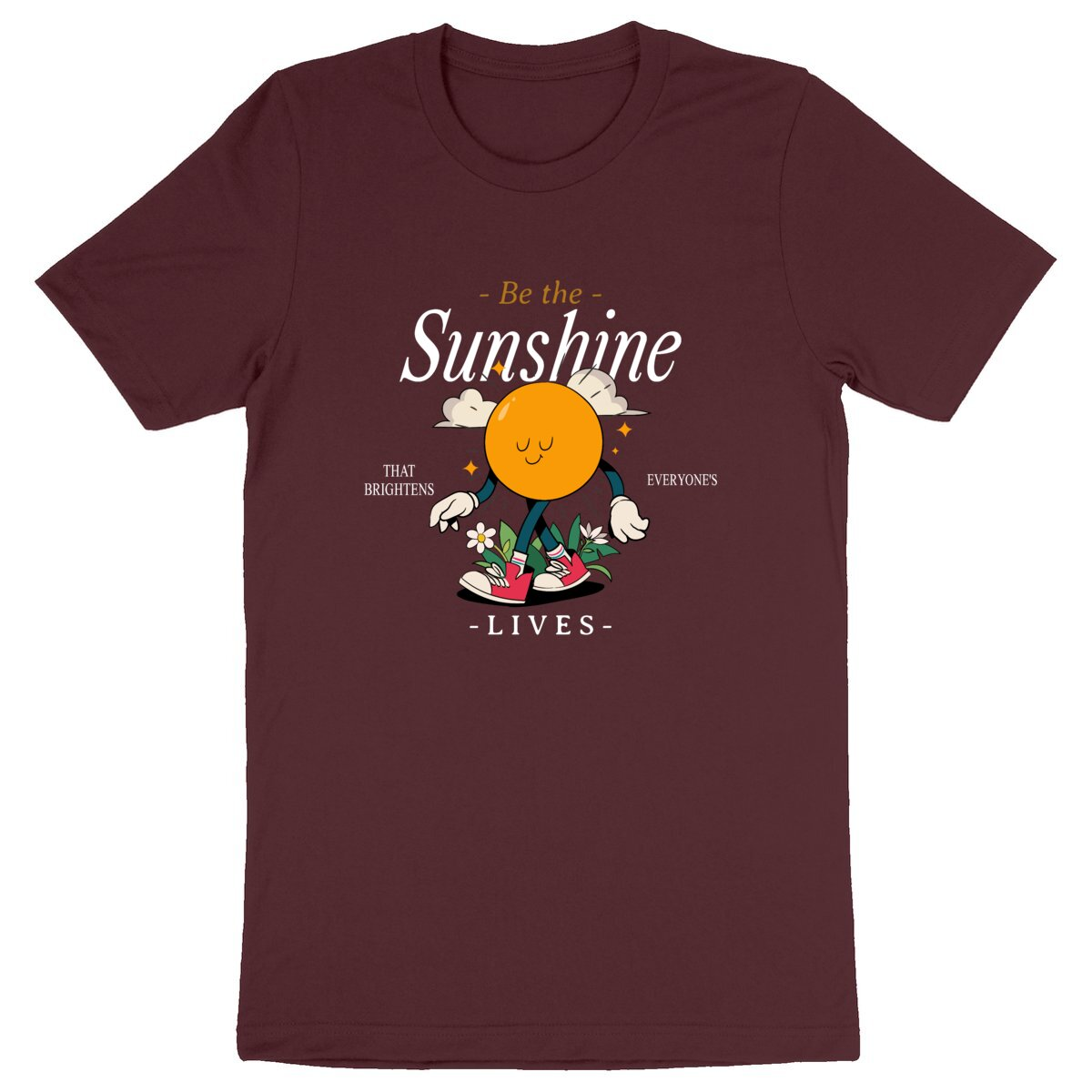 Be the Sunshine - Organic T-shirt | Ethically Produced, Made to Order, Vegan