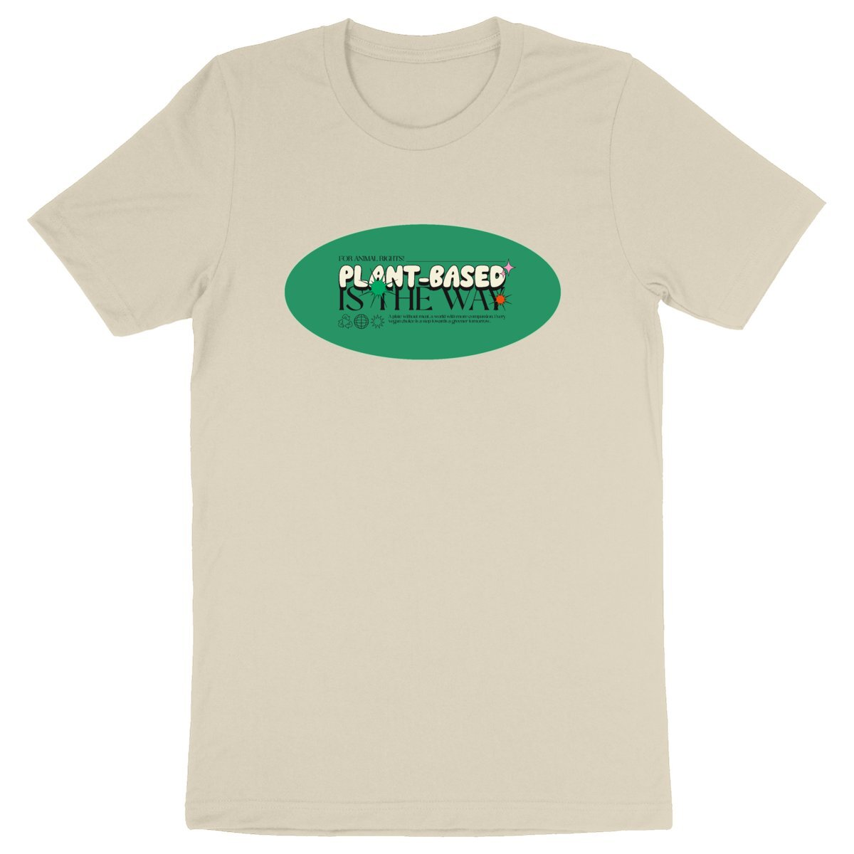 Plant-based is the way Organic T-shirt | Eco-Friendly & Vegan Clothing - Buy Now!