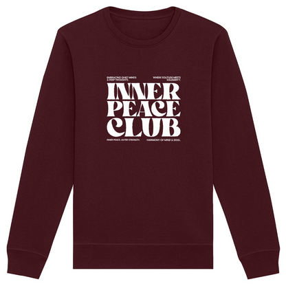 Inner Peace Club - Organic Sweatshirt | Eco-Friendly, Unisex Fit | Sustainable Comfort