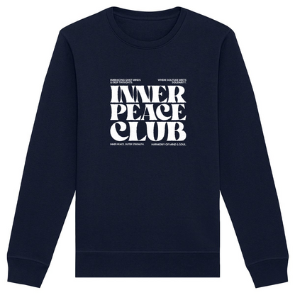 Inner Peace Club - Organic Sweatshirt | Eco-Friendly, Unisex Fit | Sustainable Comfort