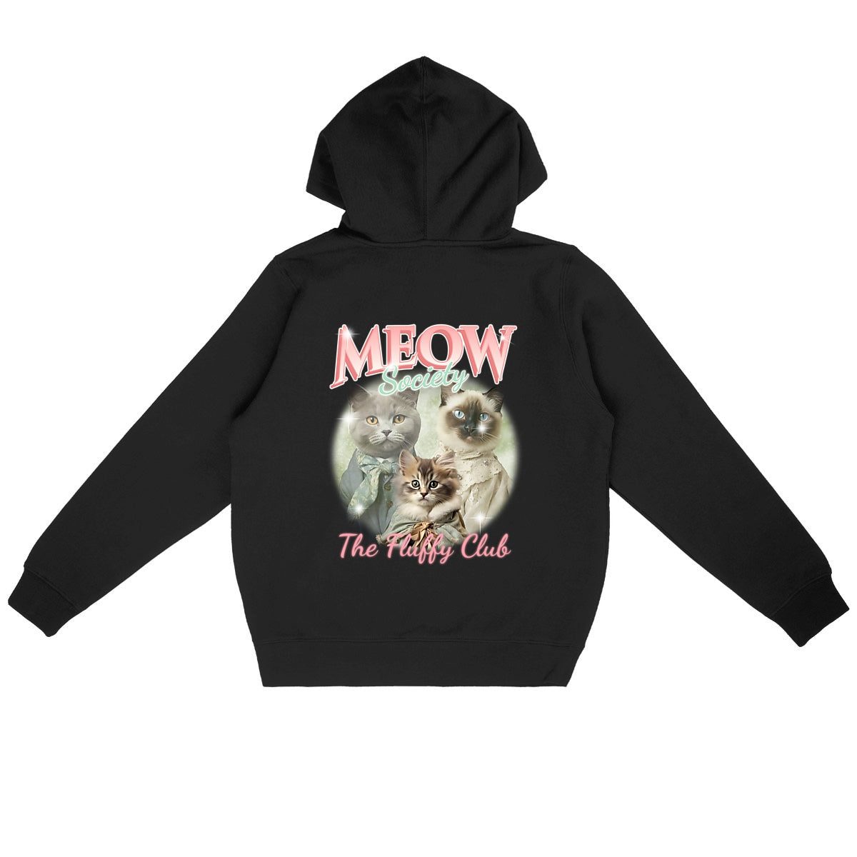 Meow Society Organic Hoodie | Ethically Produced Unisex Sustainable Fashion