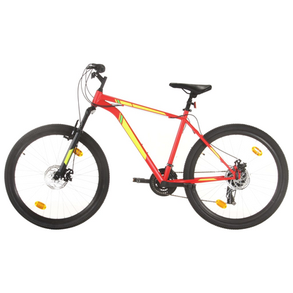 vidaXL Mountain Bike 21 Speed 27.5" Wheel - 50 cm Frame, Red | High-Performance Cycling