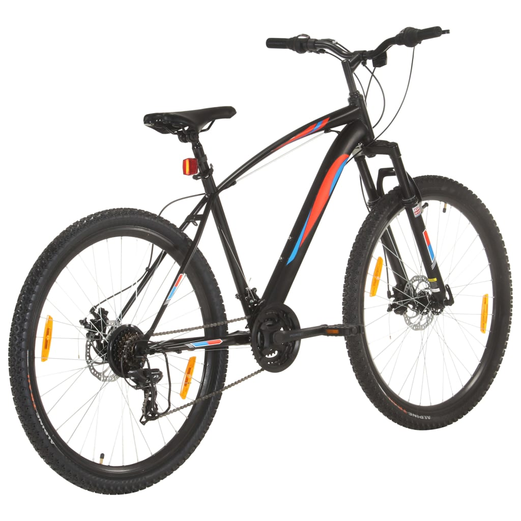 vidaXL Mountain Bike 21-Speed 29-Inch Wheel, 48 cm Frame - Black | Smooth Ride on Any Terrain