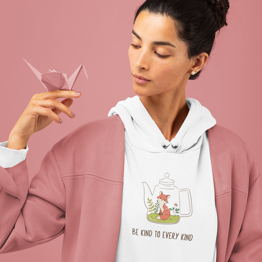 Be kind to every kind - Organic Cotton Hoodie | Eco-Friendly & Ethical Apparel