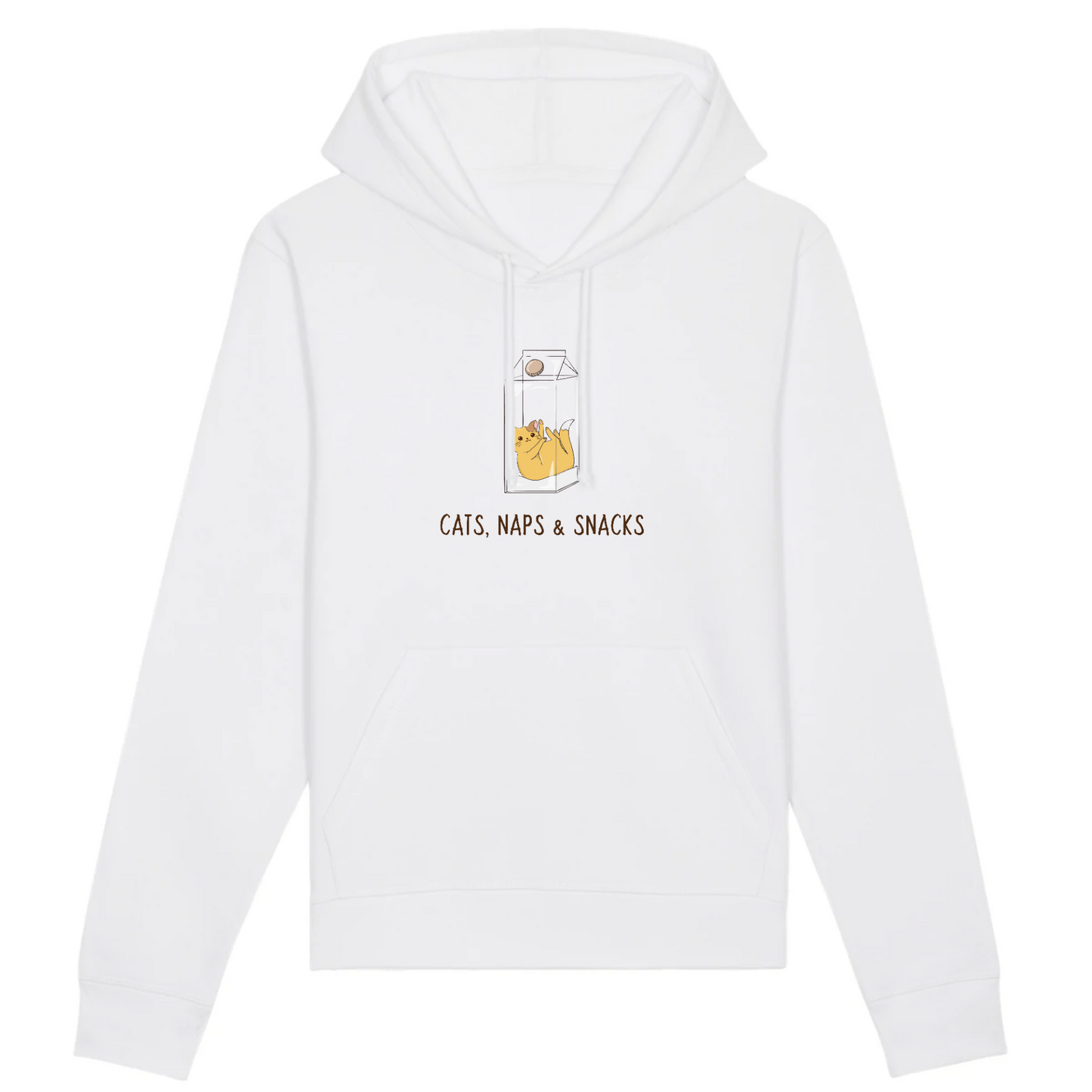 Cats, Naps & Snacks - Organic Cotton Hoodie | Cozy Unisex Fit