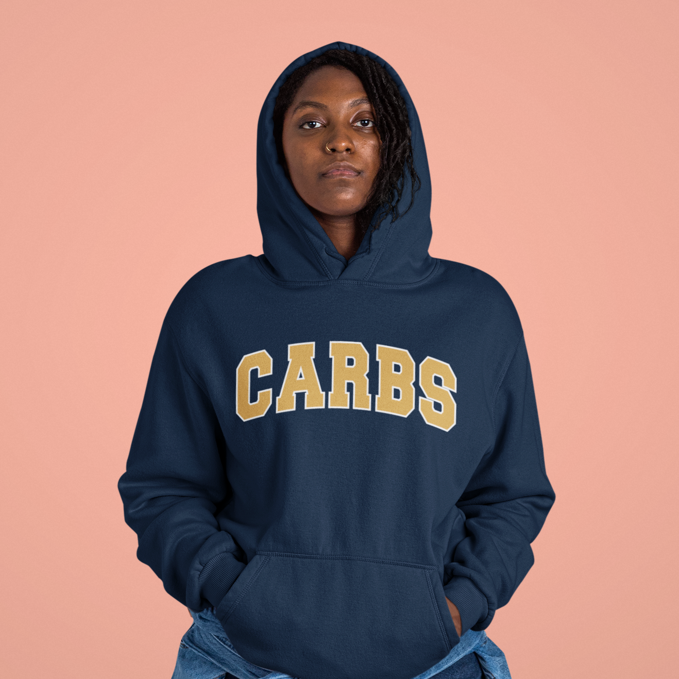 Carbs Organic Cotton Hoodie - Ethically Produced, Vegan & Eco-Friendly | Unisex Fit