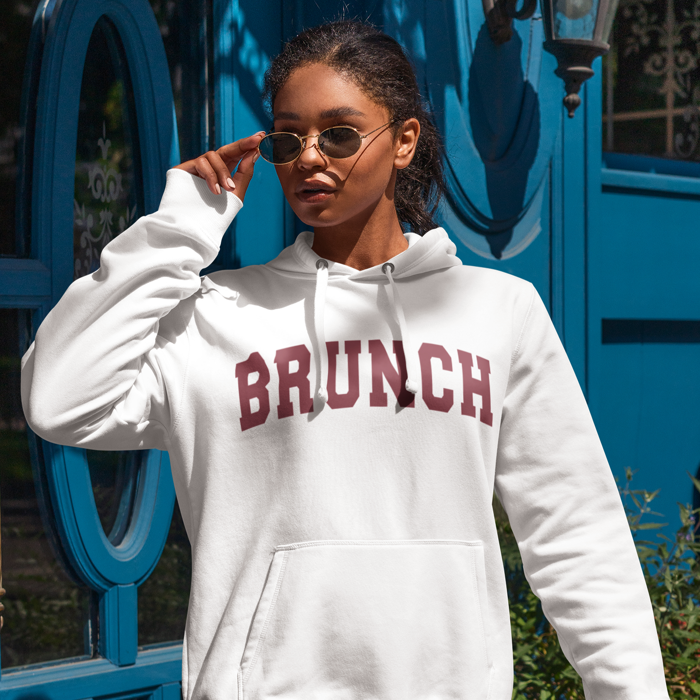 Brunch - Organic Cotton Hoodie | Eco-Friendly Unisex Hooded Sweatshirt - Sustainable Fashion