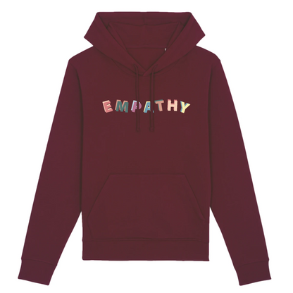 Empathy Organic Cotton Hoodie | Unisex Fit | Ethically Produced | Eco-Friendly | Made in France