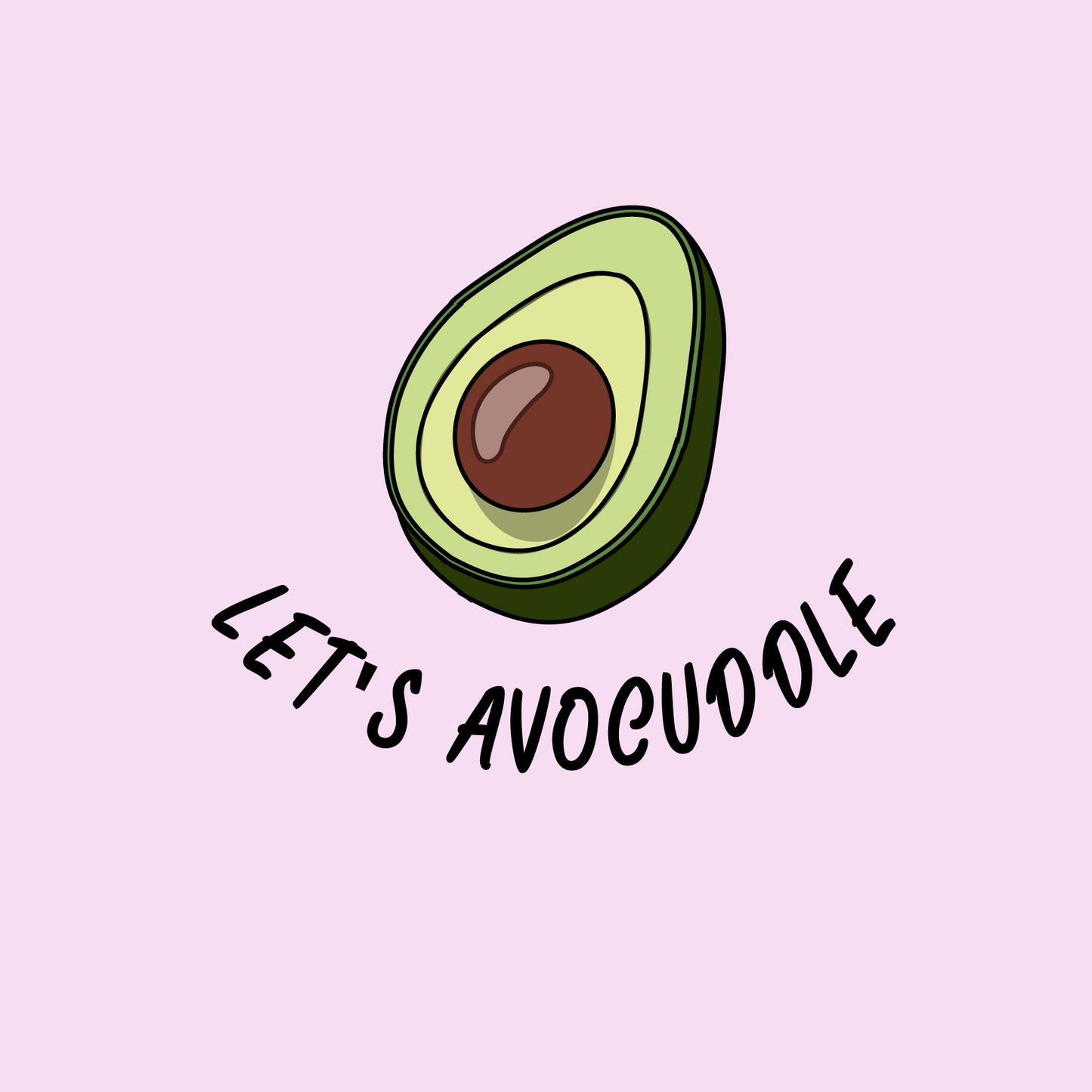 Let's Avocuddle - Organic Kids Cotton Tee | Eco-Friendly, Vegan & Ethically Produced