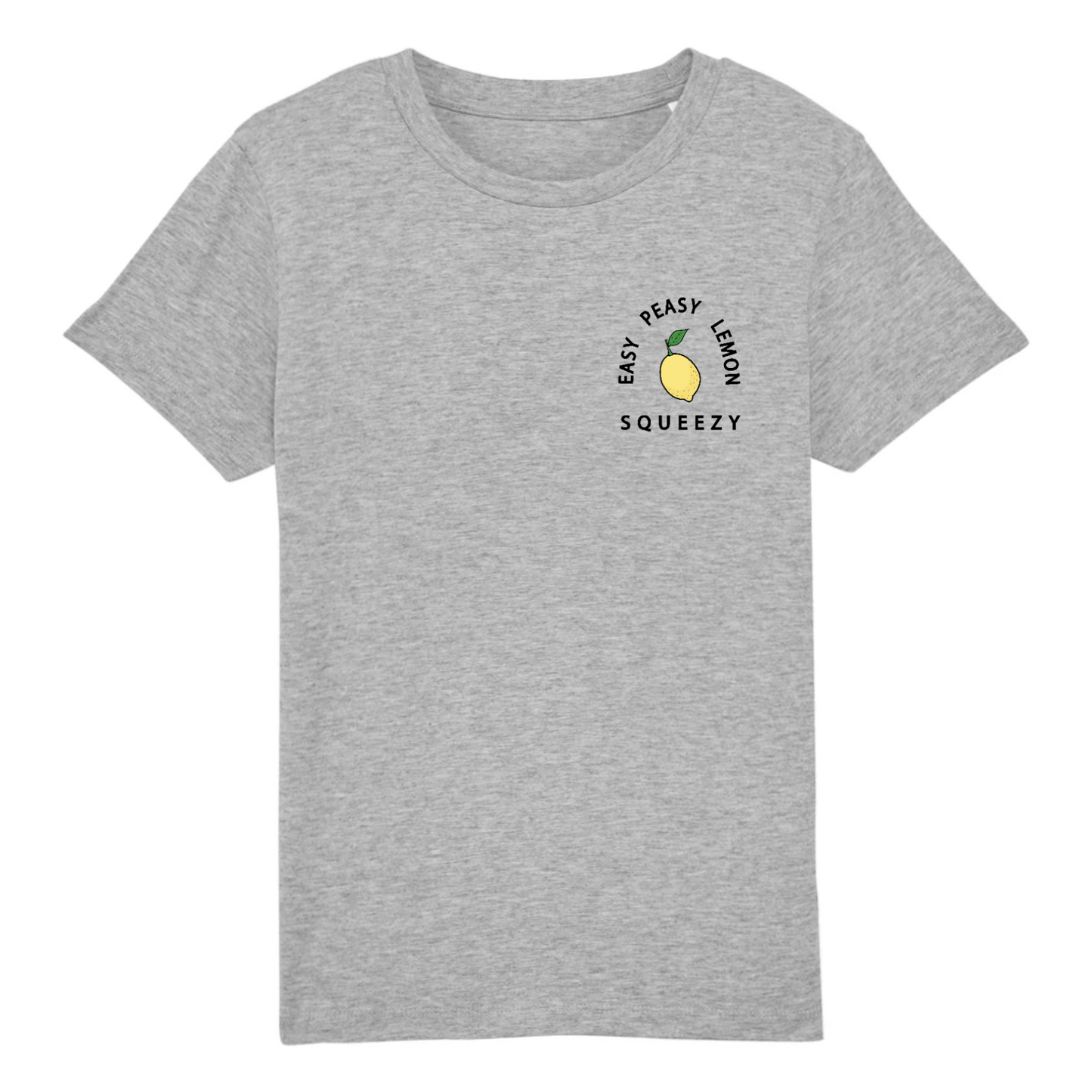 Easy Peasy Lemon Squeezy - Kid Organic Cotton Tee | Eco-Friendly & Stylish