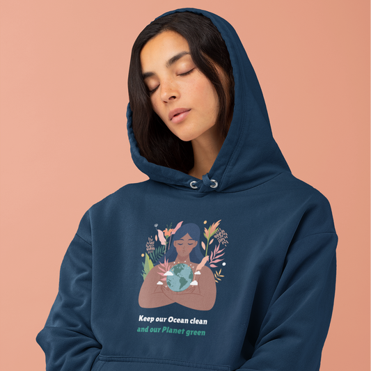 Green Planet - Eco-Friendly Organic Cotton Hoodie | Sustainable Clothing