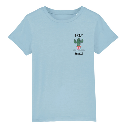 Free Hugs - Kid Organic Cotton Tee | Unisex Fit | Eco-Friendly & Ethical