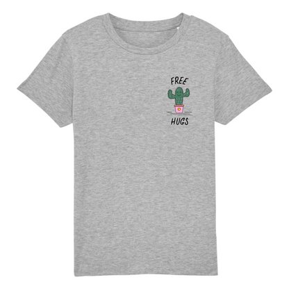 Free Hugs - Kid Organic Cotton Tee | Unisex Fit | Eco-Friendly & Ethical