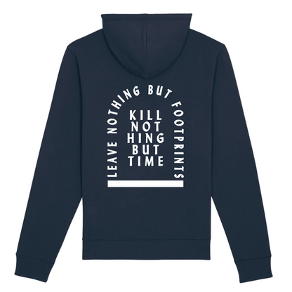 Kill nothing but Time | Organic Cotton Hoodie | Eco-Friendly & Vegan | Unisex Fit