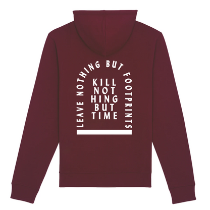 Kill nothing but Time | Organic Cotton Hoodie | Eco-Friendly & Vegan | Unisex Fit