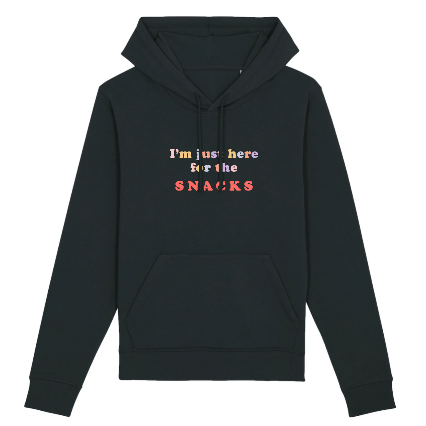 SNACKS Organic Cotton Hoodie | Eco-Friendly, Unisex Fit | Sustainable Fashion