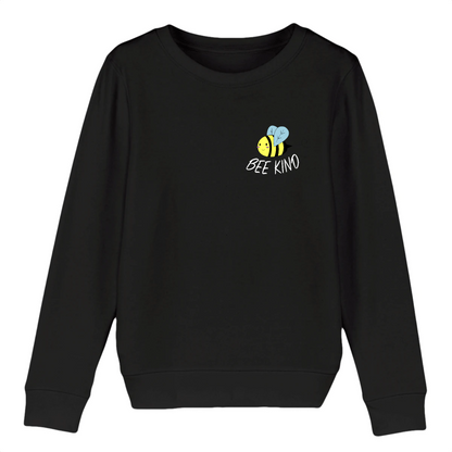 Bee Kind - Kid Organic Cotton Sweatshirt | Unisex Fit, Ethically Made in France