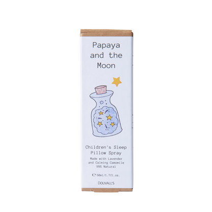 Papaya and the Moon Organic Children's Sleep Spray 50ml - Natural and Safe Sleep Aid for Kids